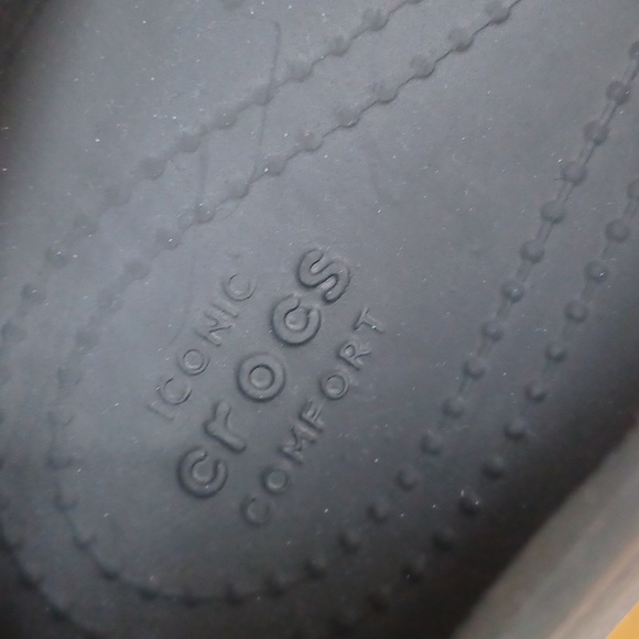 CROCS - SLIP-ON W9 Ballet "At Work" Black Flats Non-marking. Slip resistant - Picture 7 of 9